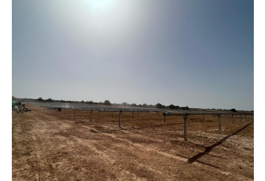 Fin de nuestro trabajo de perforación en Planta solar Manztierra en la localidad de Manzanares (Ciudad Real)