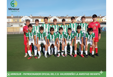 MINESUR con la Cantera: Patrocinio al C.D. Valverdeño La Amistad Infantil (2025/26).