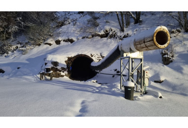 Iniciamos el año trabajando en la galería de emergencia de la comarca de Laciana impulsado por la Fundación Santa Bárbara.
